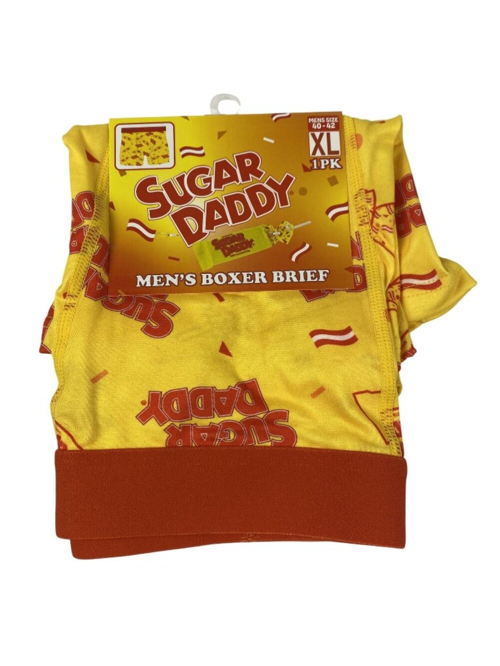 Tootsie Roll Sugar Daddy Mens Boxer Briefs XL (40-42) Graphic Novelty Comfort